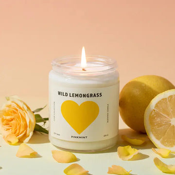 PINKMINT - Love Candle in Wild Lemongrass
