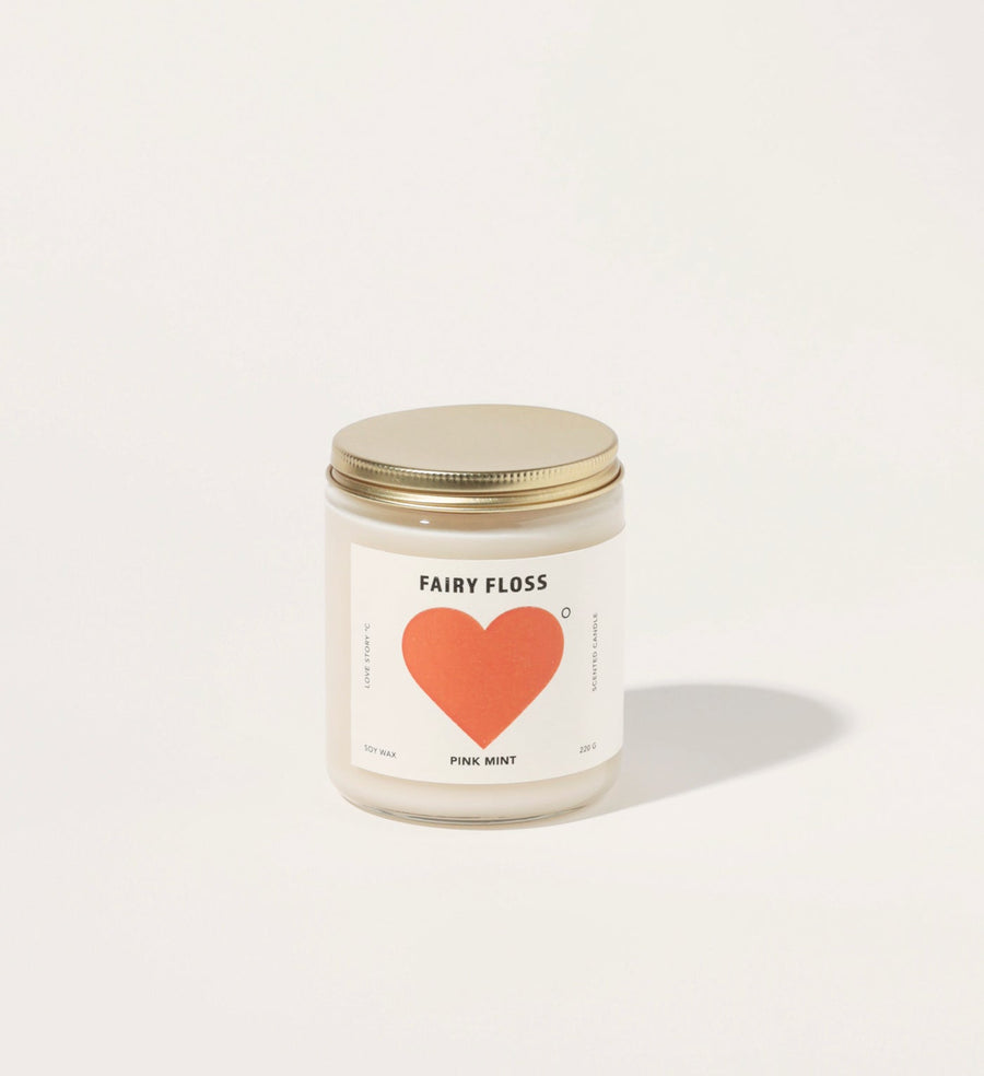 PINKMINT - Love Candle in Fairy Floss