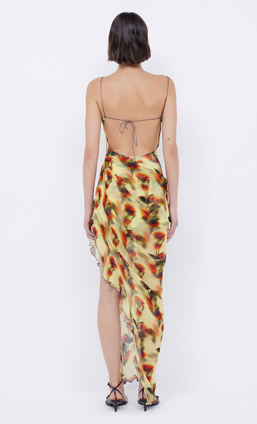 Bec + Bridge - Fiore Asym Maxi Dress in Citrus Rose