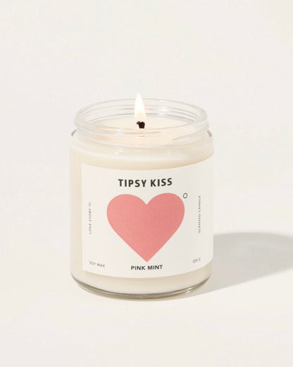 PINKMINT - Love Candle in Tipsy Kiss