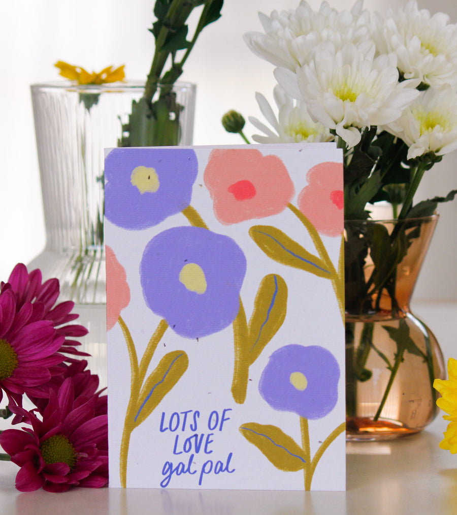 Hello Petal - Lots of Love Blooming Plantable Card