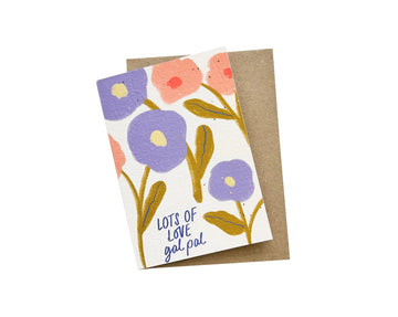 Hello Petal - Lots of Love Blooming Plantable Card