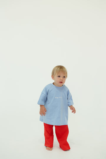 By Billie - Organic Cotton Wave Tee - Blue