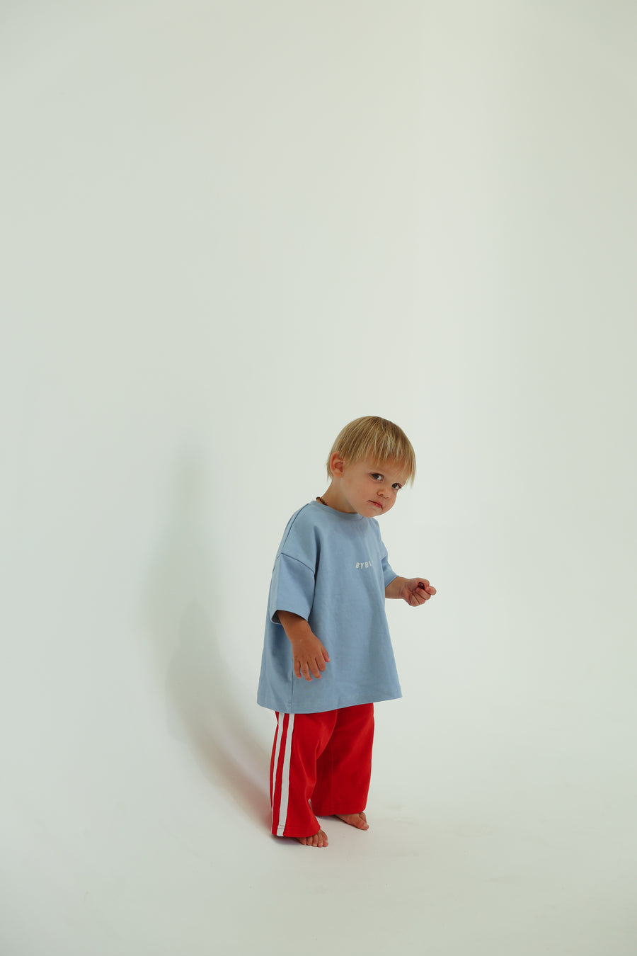 By Billie - Organic Cotton Wave Tee - Blue
