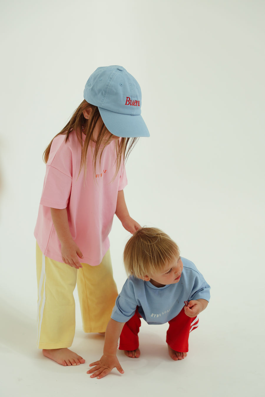 By Billie - Organic Cotton Wave Tee - Blue