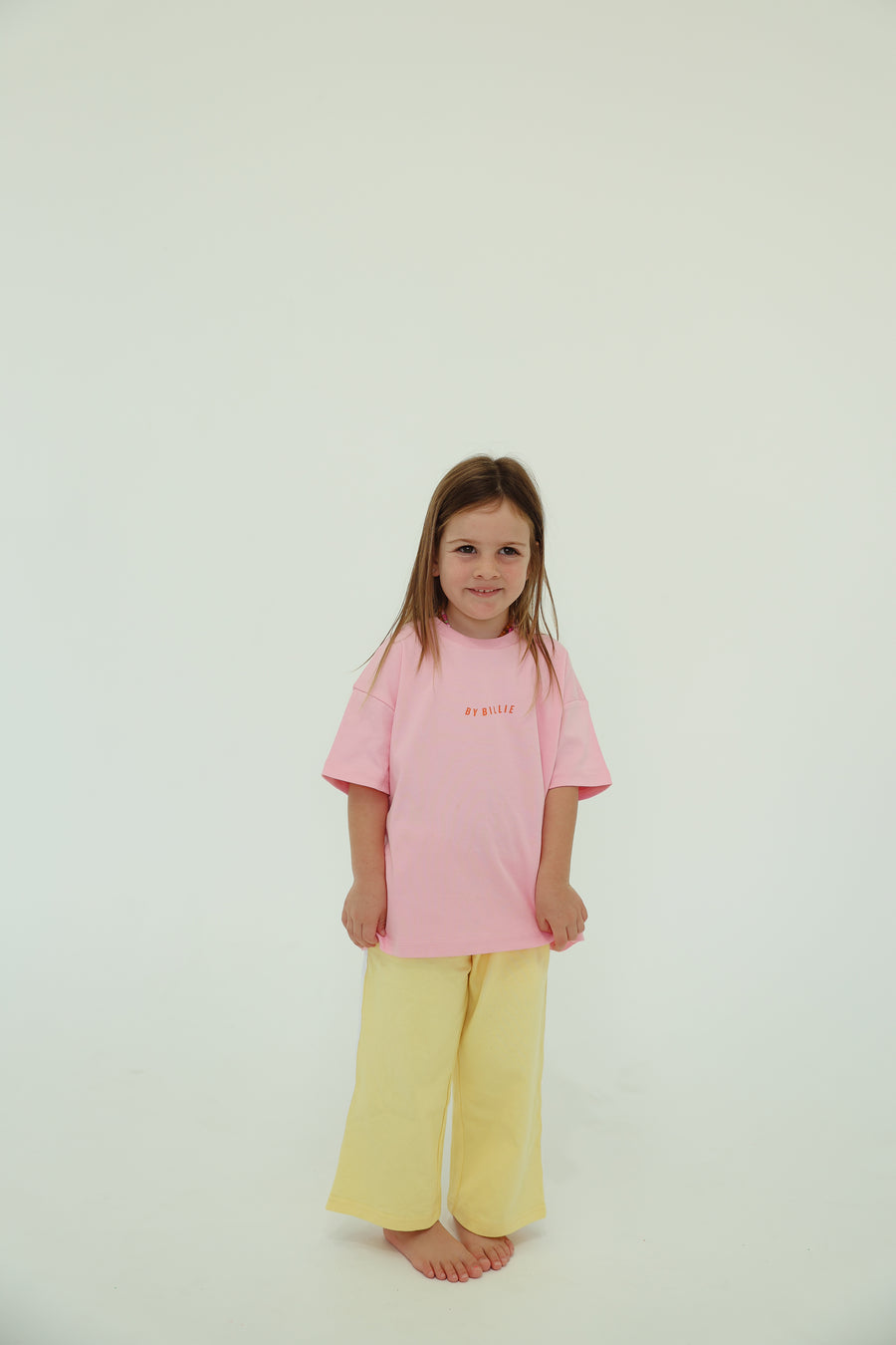 By Billie - Organic Cotton Wave Tee - Pink
