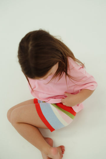 By Billie - BB Knit Short - Stripe