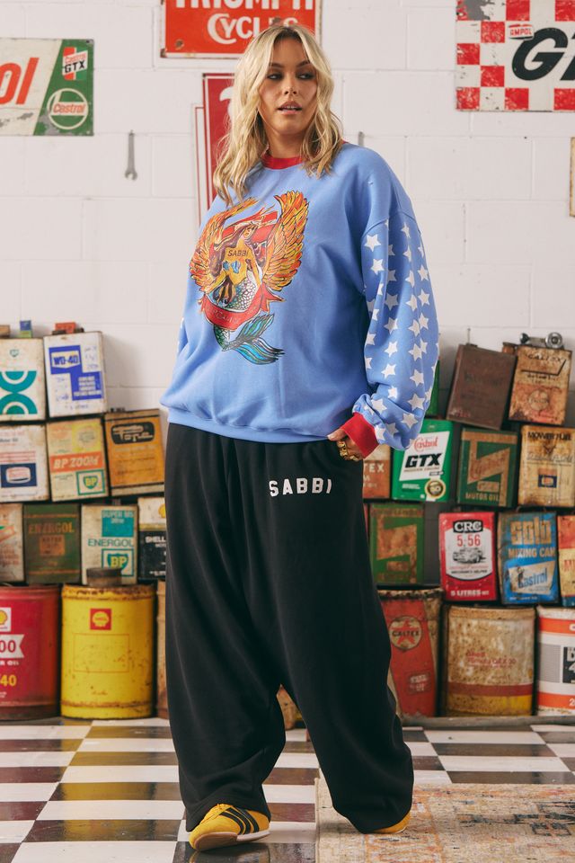 Sabbi - Diego Jumper in Dream Big Brenda in Periwinkle