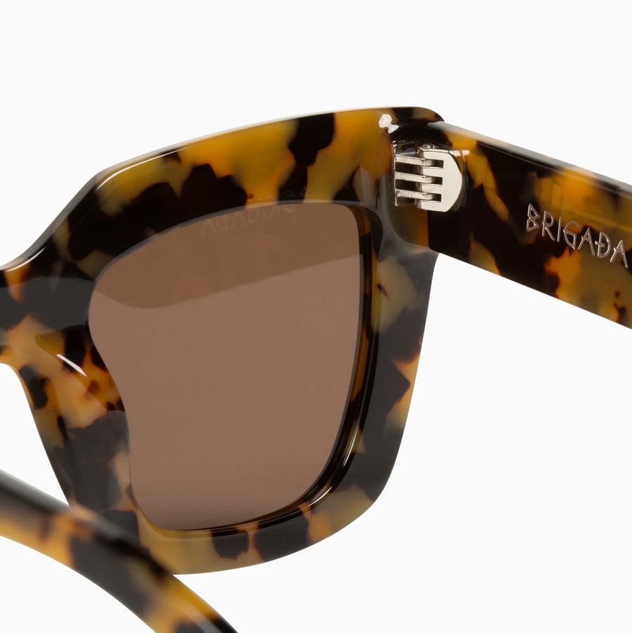 VALLEY EYEWEAR - Brigada Yellow Tort/Brown Lens