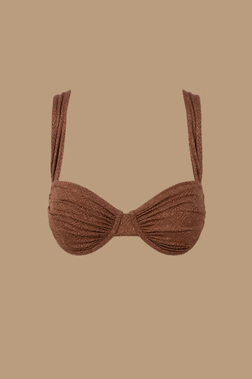 Rhythm - Sunset Soft Strap Balconette in Chocolate