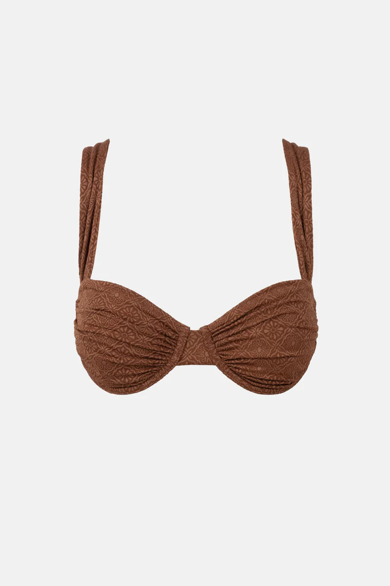 Rhythm - Sunset Soft Strap Balconette in Chocolate