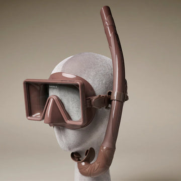 Gentle Habits - Barbados Dive Mask & Snorkel in Chocolate