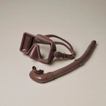Gentle Habits - Barbados Dive Mask & Snorkel in Chocolate