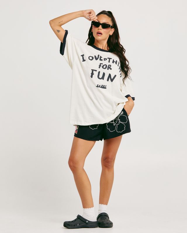 SABBI - The Overthink Tee in Marshmallow