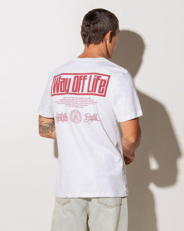 DEUS - Hyperdrive Tee in Light Grey Marle