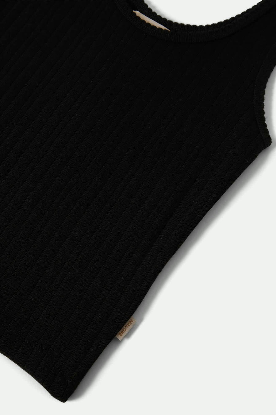 Brixton - Pointelle Slim Fit Tank in Black