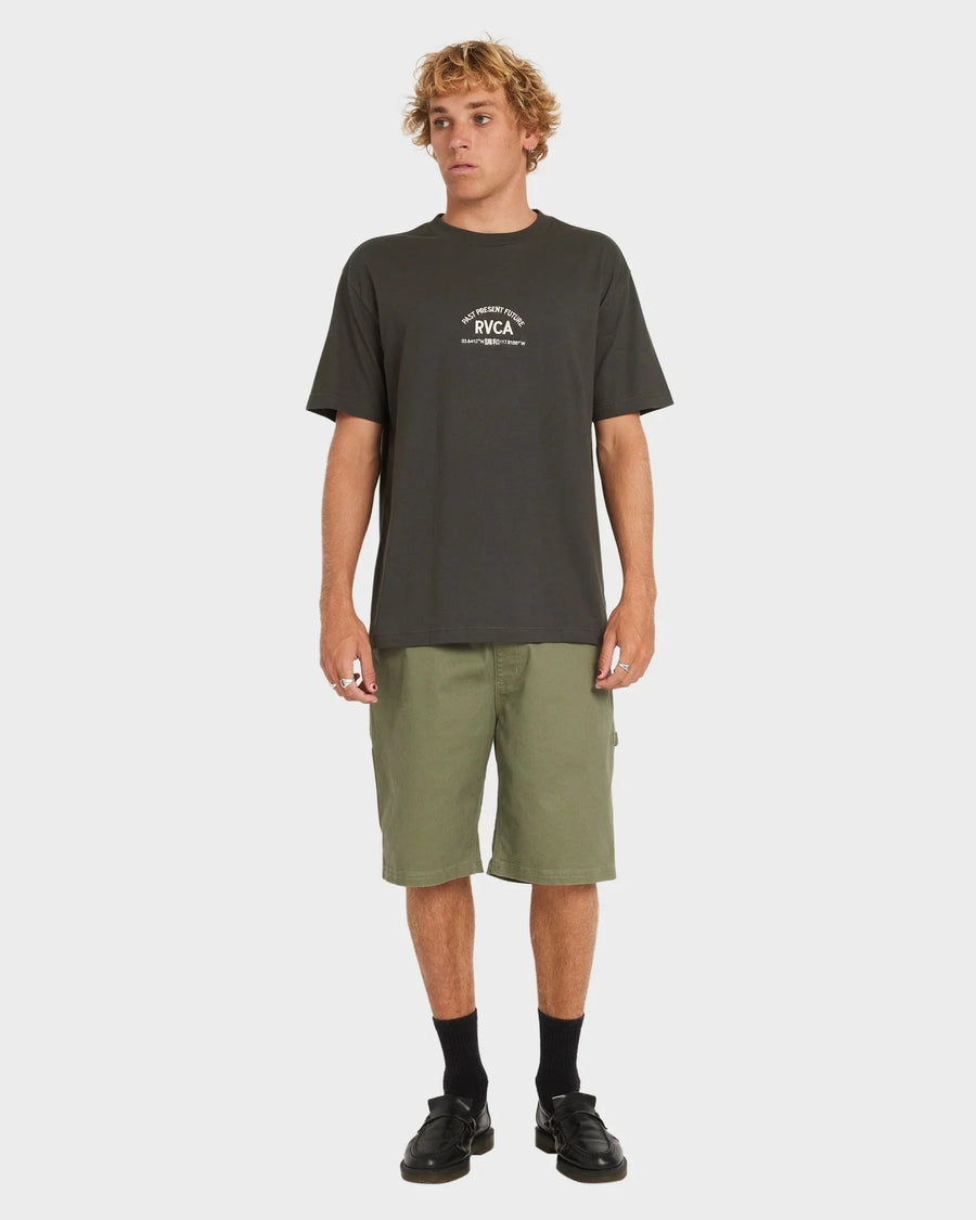 RVCA - Textfull SS T-Shirt in Pirate Black