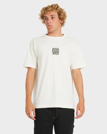 RVCA - New Stack SS T-Shirt in Antique White