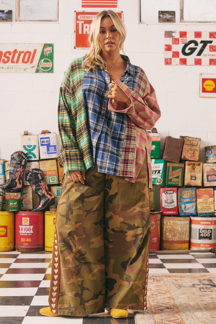 SABBI - You are Enough Flannel Shirt