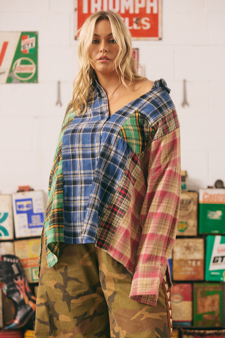 SABBI - You are Enough Flannel Shirt
