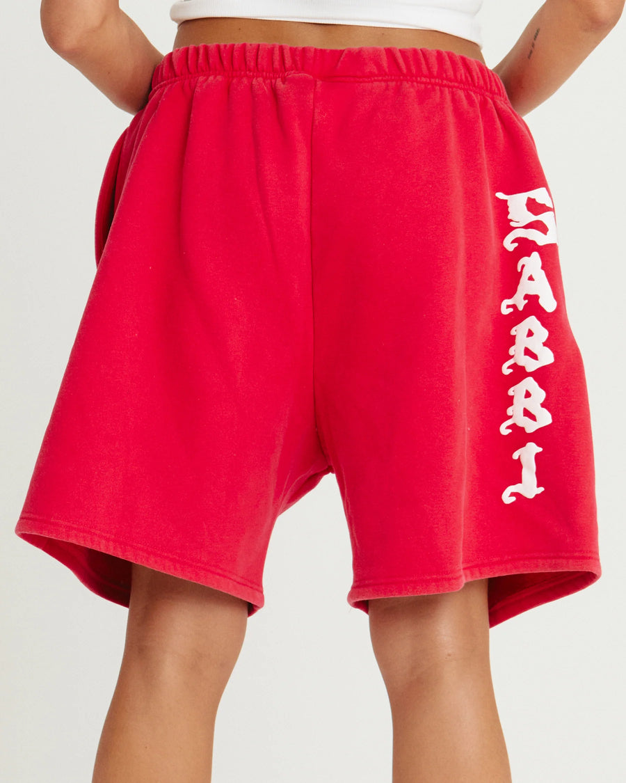 SABBI - Happy Hibiscus Shorts in Red