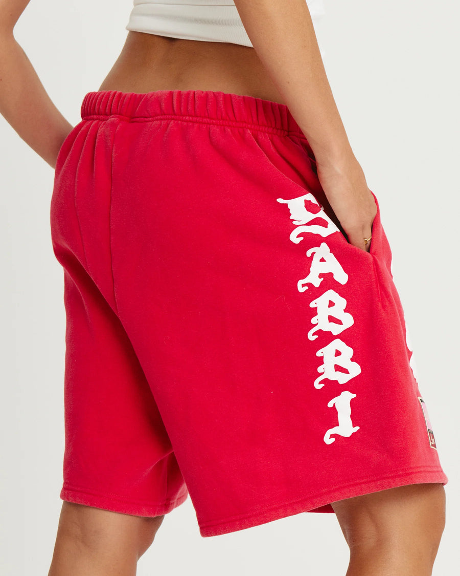 SABBI - Happy Hibiscus Shorts in Red