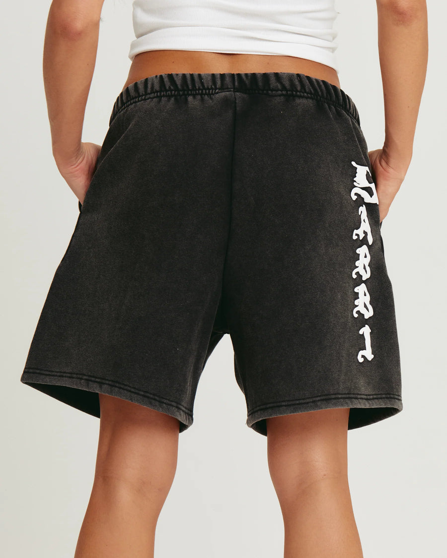 SABBI - Happy Hibiscus Shorts in Black