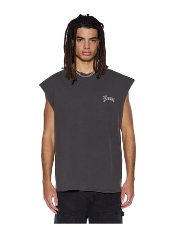 Ksubi - Truckstop Ekess Cutoff in Faded Black