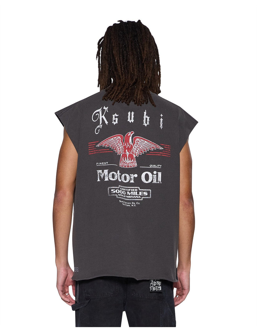 Ksubi - Truckstop Ekess Cutoff in Faded Black