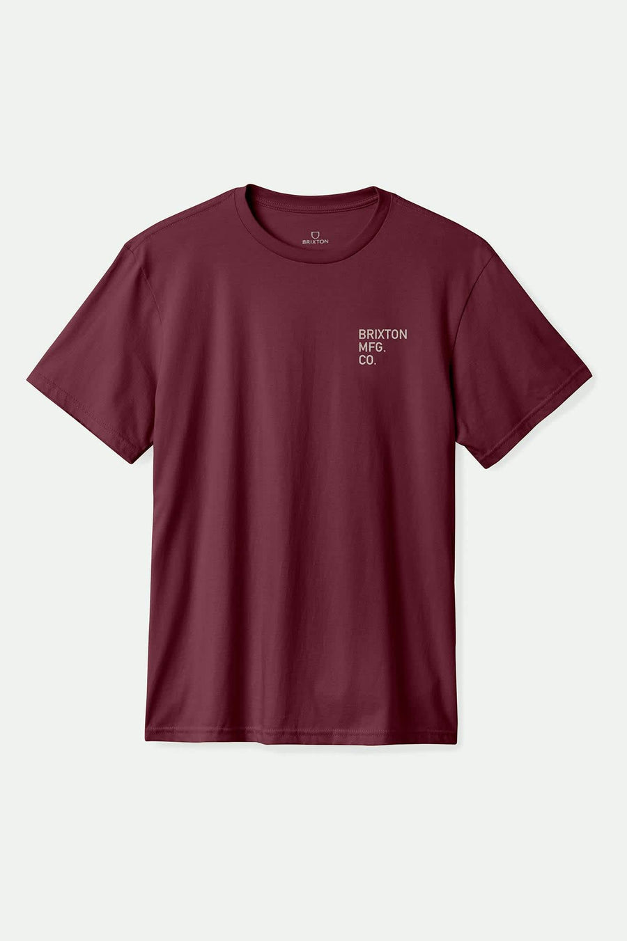 Brixton - Gage Premium S/S Tee in Port Worn Wash