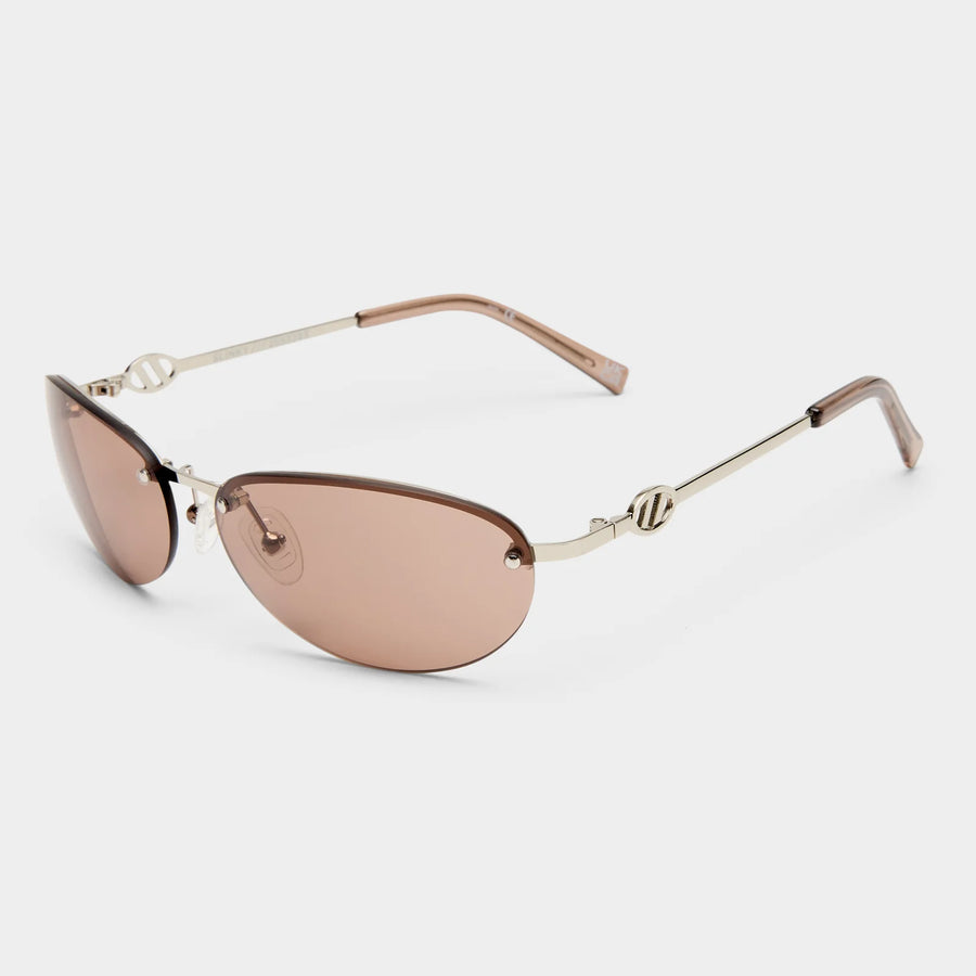 LE SPECS Sunglasses - The Slinky in Silver