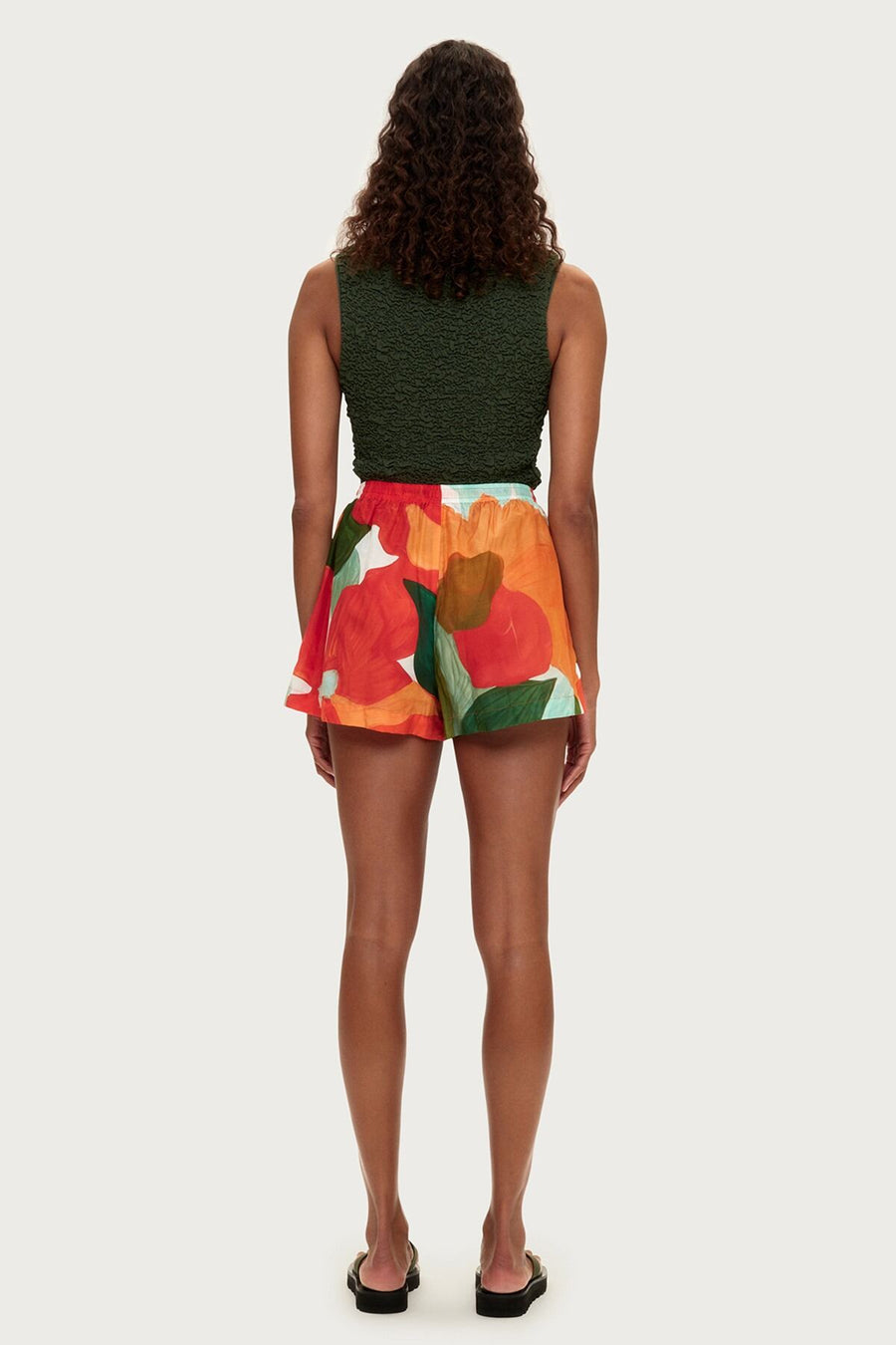 ZULU & ZEPHYR - Cotton Silk Short In Red Floral