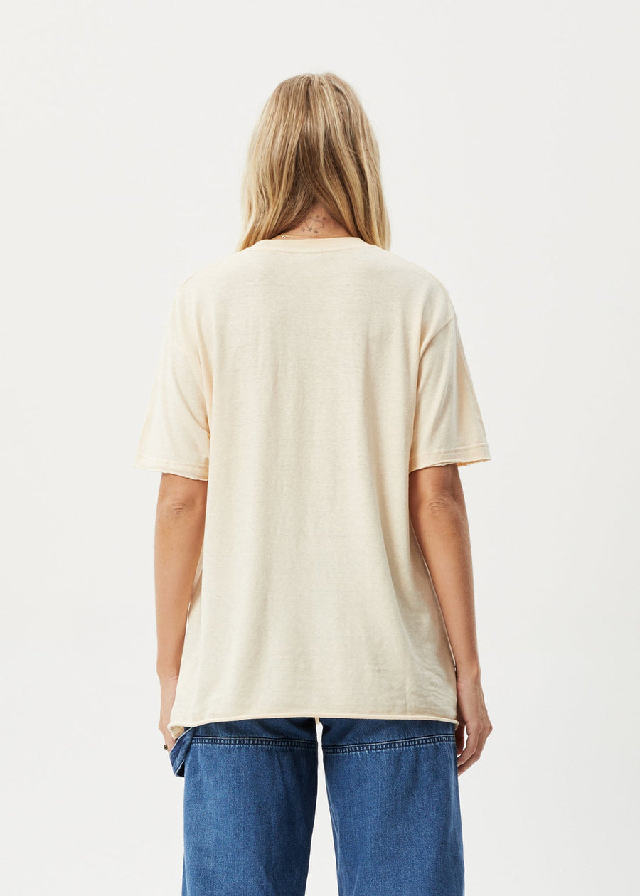 AFENDS - Plant Hemp Oversized Tee in Sand