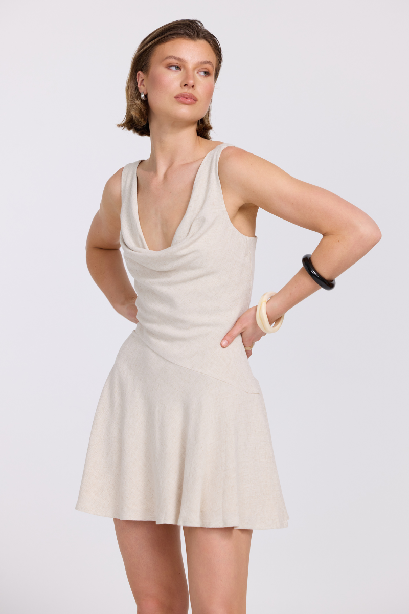 Sovere - Bella Mini Dress in Neutral