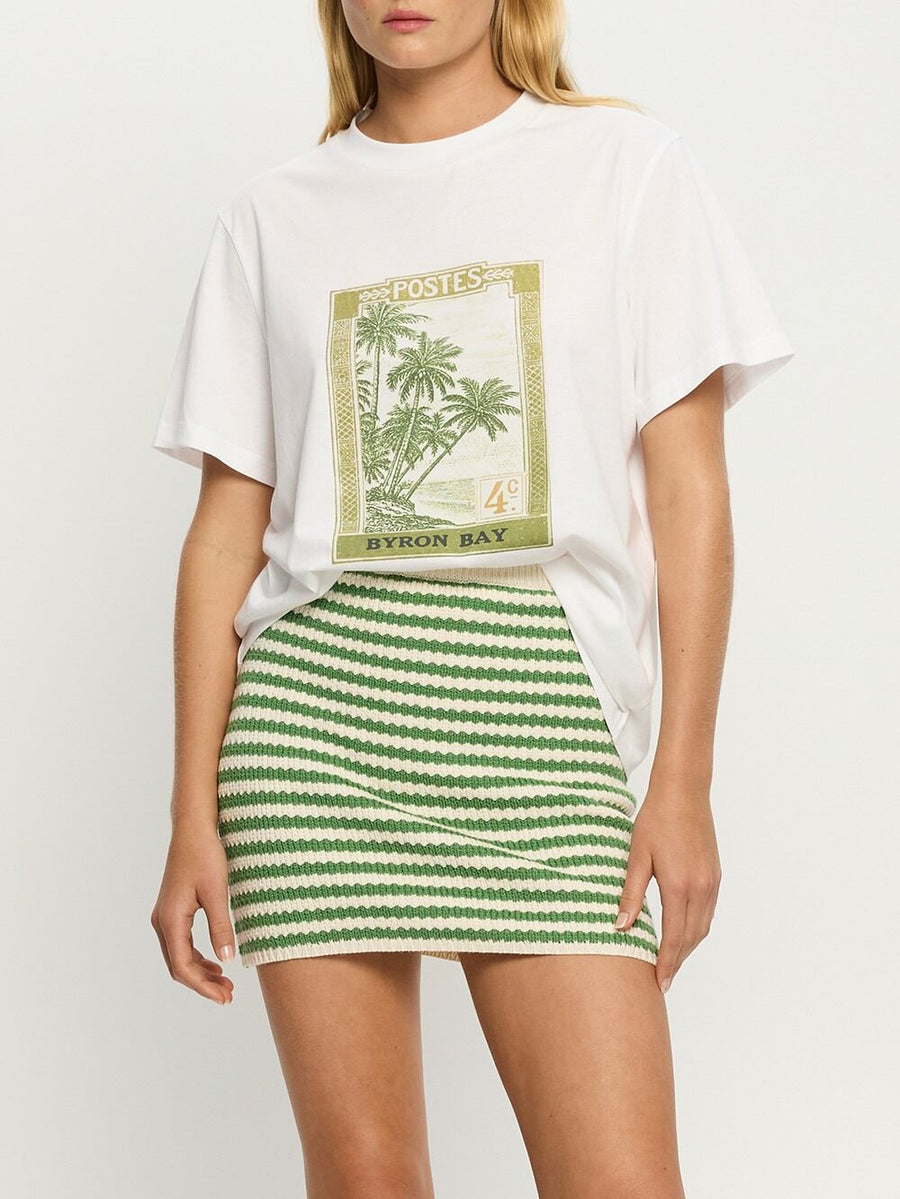 KIVARI - Corinne Knit Mini Skirt In Stripe