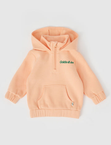 GOLDIE + ACE - Dylan Hooded Sweater in Peach