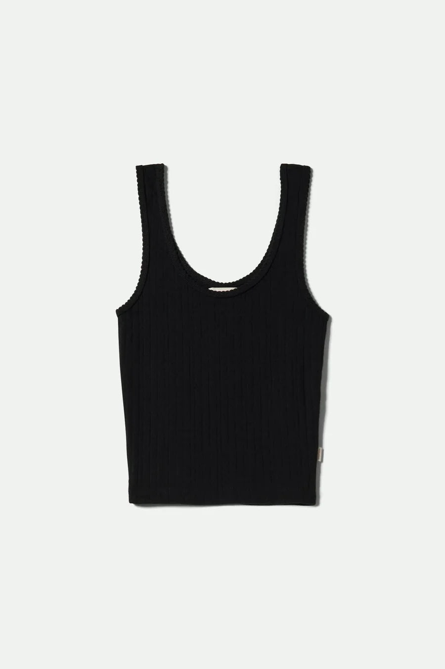 Brixton - Pointelle Slim Fit Tank in Black