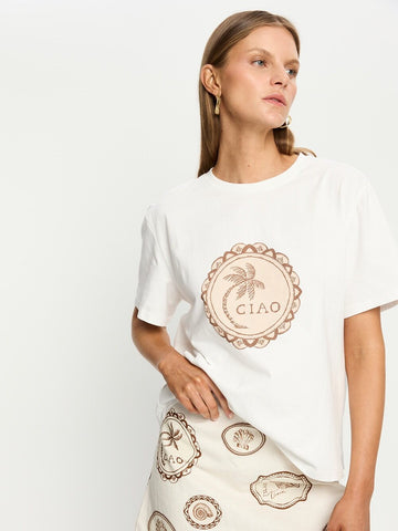 Kivari - Ciao Tee in Ivory