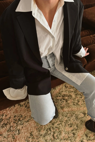 By Billie - The Charlotte Blazer in Black (WOMENS)
