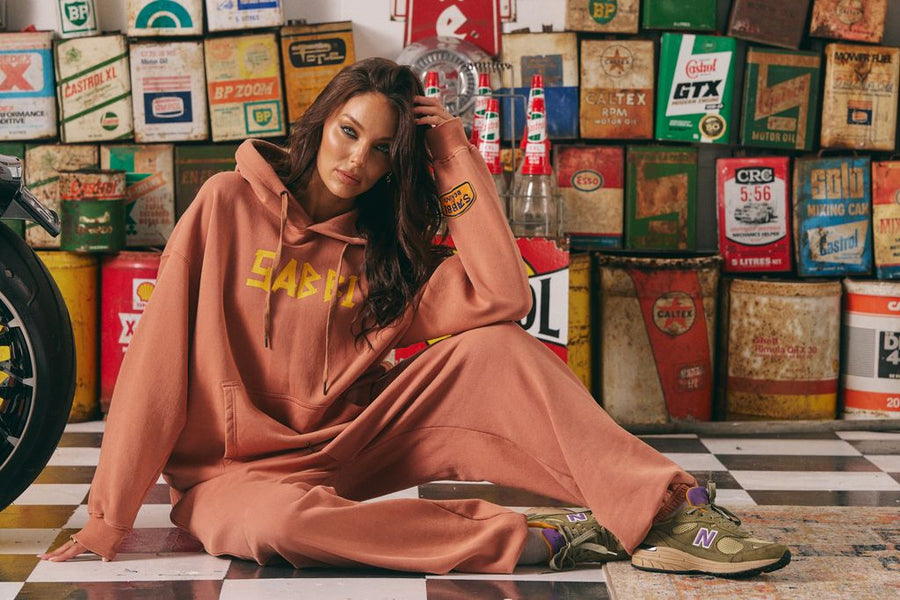 Sabbi - Cuff Leg Sweat Pant  Be Kind in Terracotta