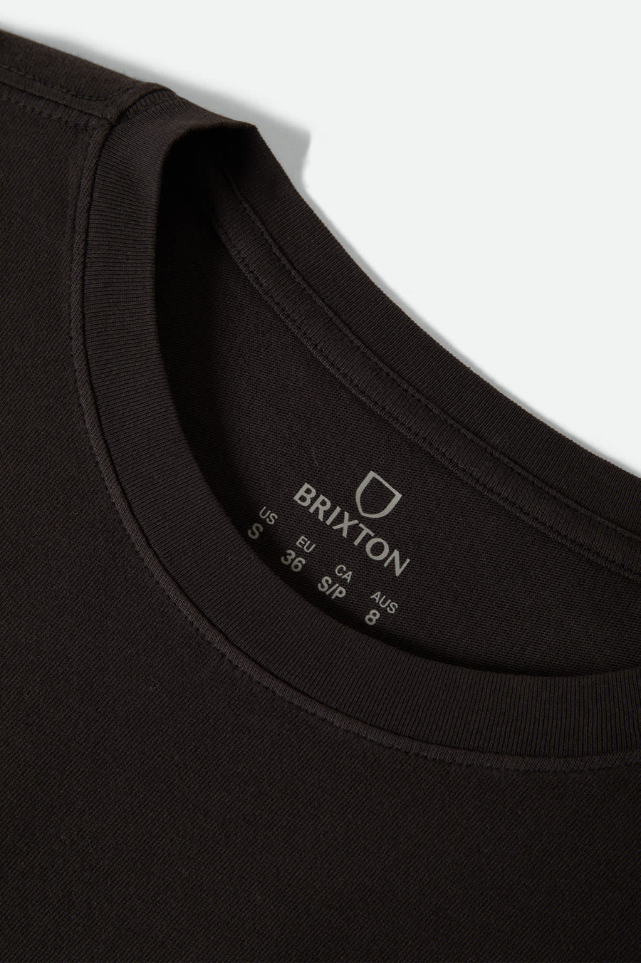 Brixton - Feeling Lucky Oversized Boyfriend Tee in Black