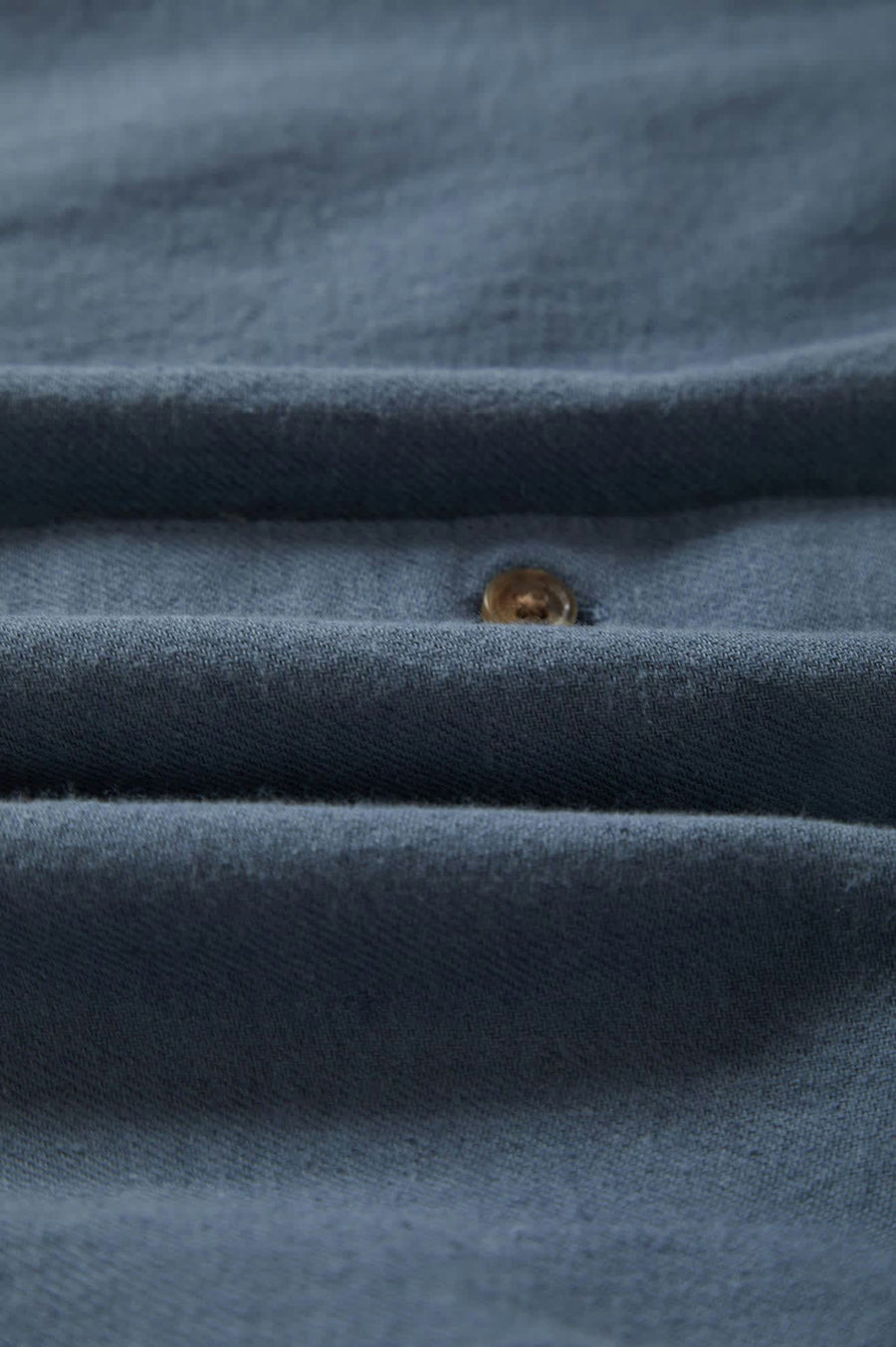 Brixton - Charter Organic Cotton Linen Blend S/S  Shirt in Azure Blue