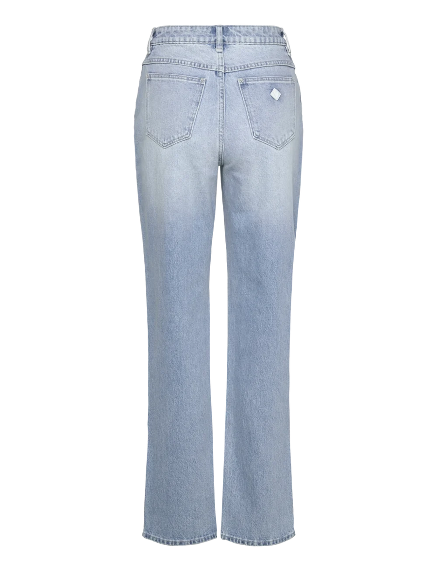 Abrand - 94 High Straight Jeans Gia in Light Vintage Blue