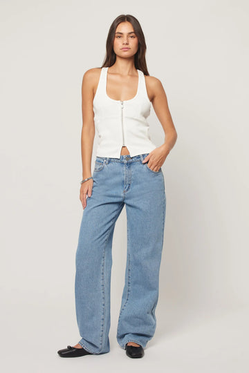 95 Mid Baggy Gigi in Mid Blue