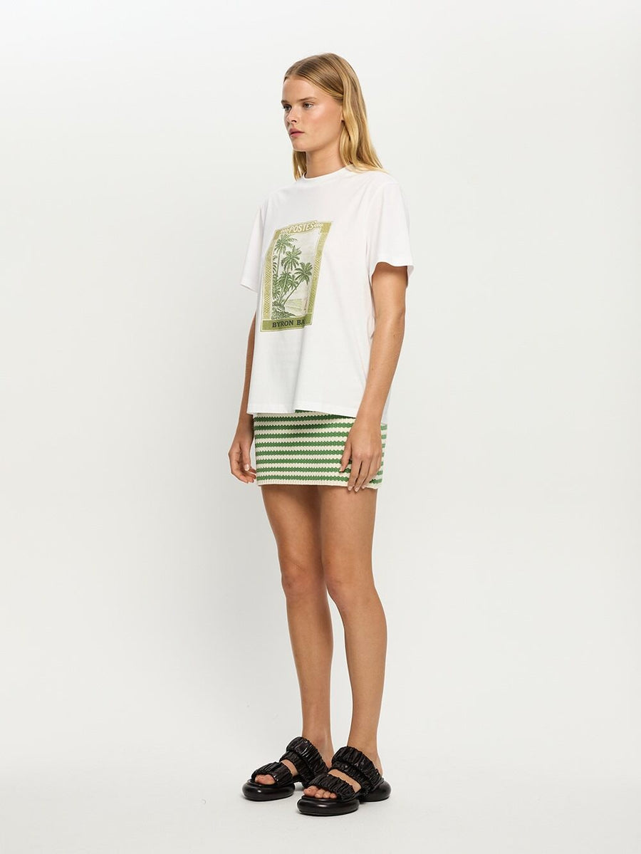 KIVARI - Corinne Knit Mini Skirt In Stripe