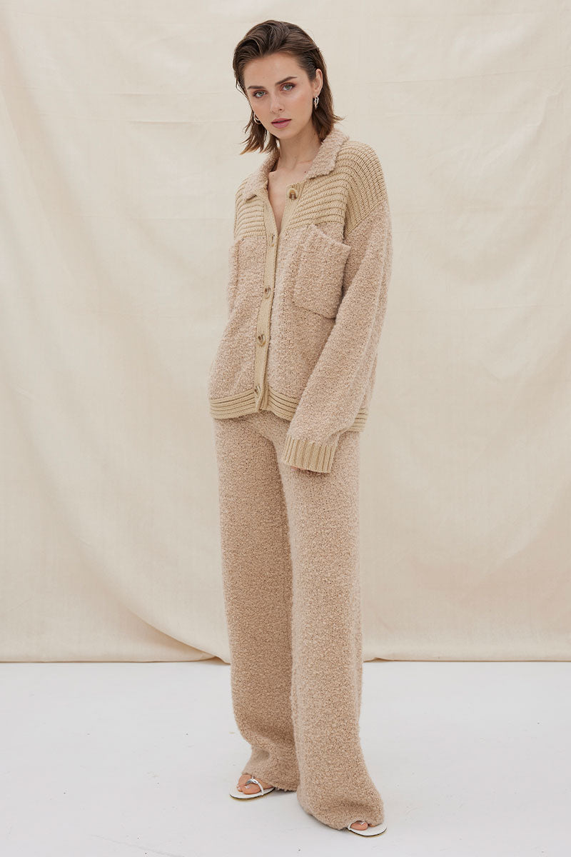 Sovere - Axis Knit Pant in Mink