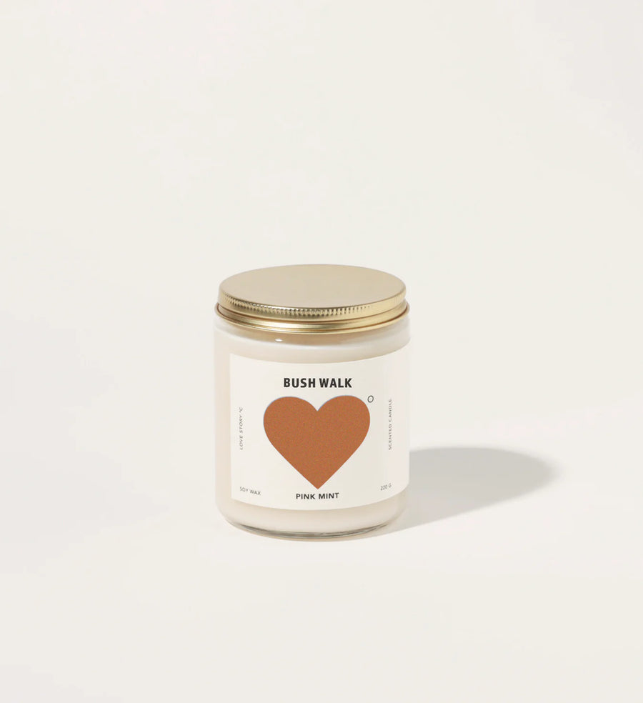 PINKMINT - Love Candle in Bush Walk