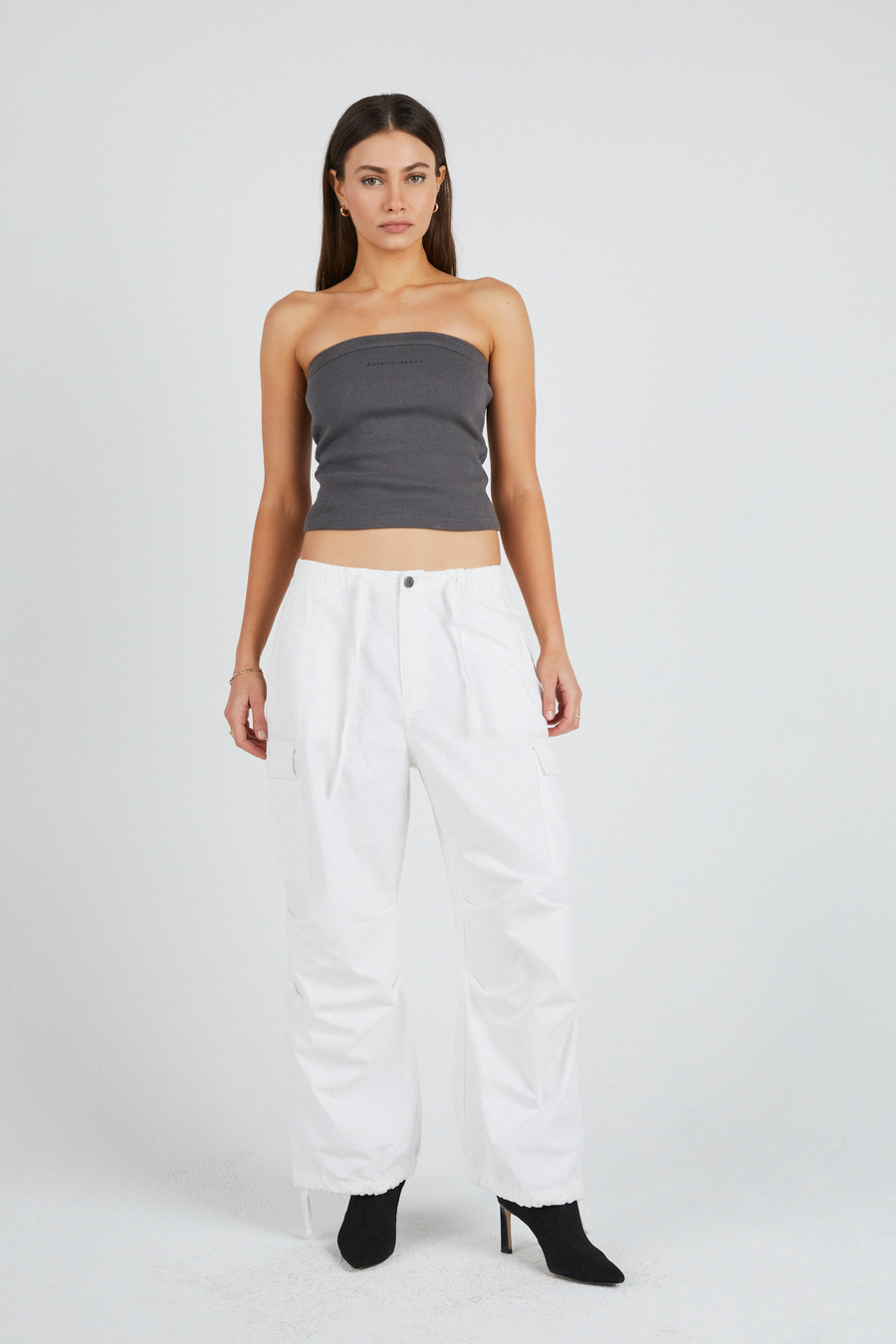 Abrand - Utility Pant in Pearl