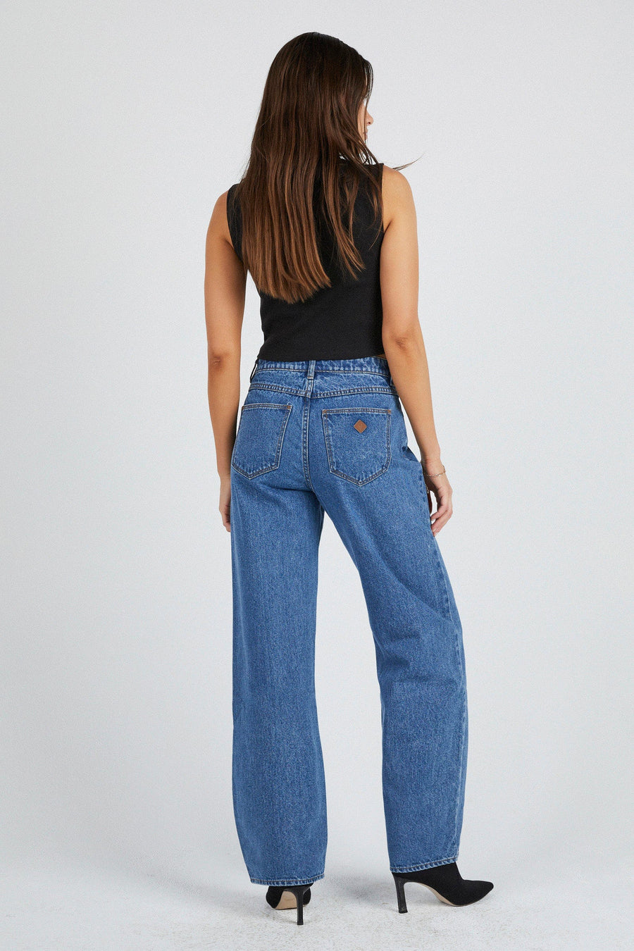 Abrand - 95 Baggy Liliana Jean in Mid Blue