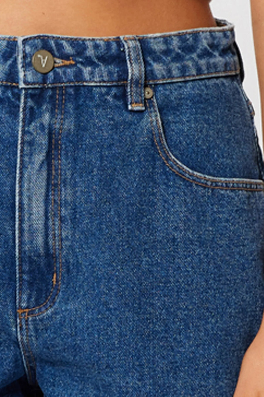 Abrand - Venice Short Bella in Mid Blue